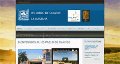 Desktop Screenshot of iespablodeolavide.com