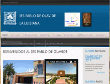Tablet Screenshot of iespablodeolavide.com